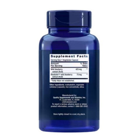 Life Extension, Blueberry Extract Capsules, 60 Veg Caps Life Extension