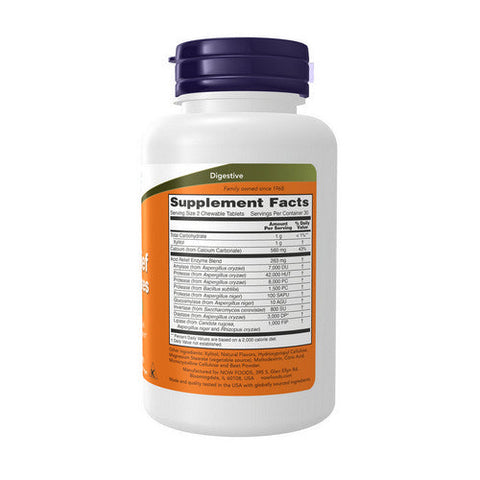 Now Foods, Acid Relief with Enzymes, 60 chewables Now Foods