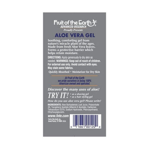 Fruit Of The Earth, Aloe Vera Gel, 12 Oz Fruit Of The Earth