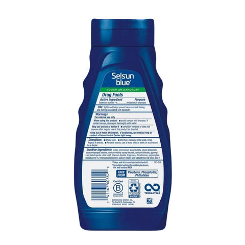 Selsun Blue, Moisturizing Dandruff Shampoo, 11 oz Selsun Blue