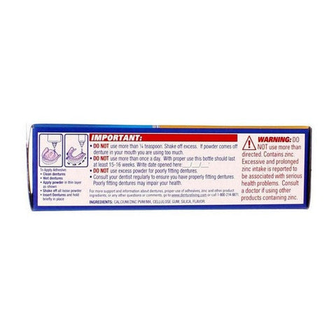 Fixodent, Denture Adhesive Powder, Extra Hold 2.7 Oz Fixodent