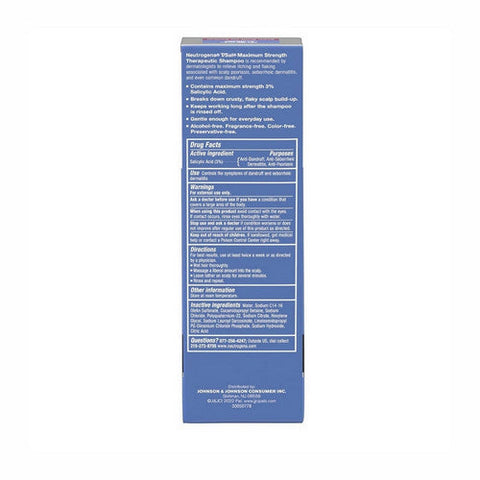 Neutrogena, T Sal Therapeutic Shampoo, 4.5 Oz Neutrogena
