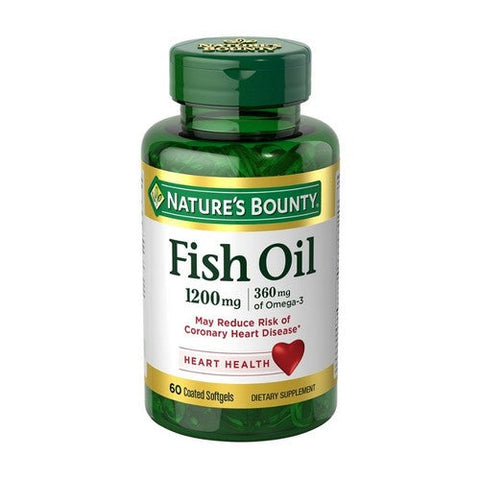 Natures Bounty Odorless Fish Oil 60 tabs by Nature's Bounty