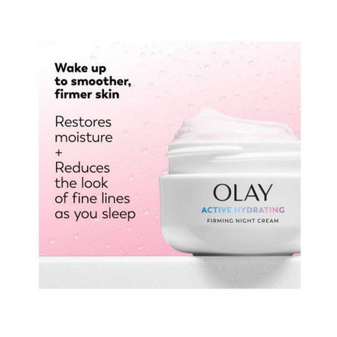 Olay, Active Hydrating Firming Night Cream, 2 Oz Olay